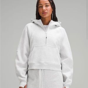 Scuba Oversized Half Zip Hoodie